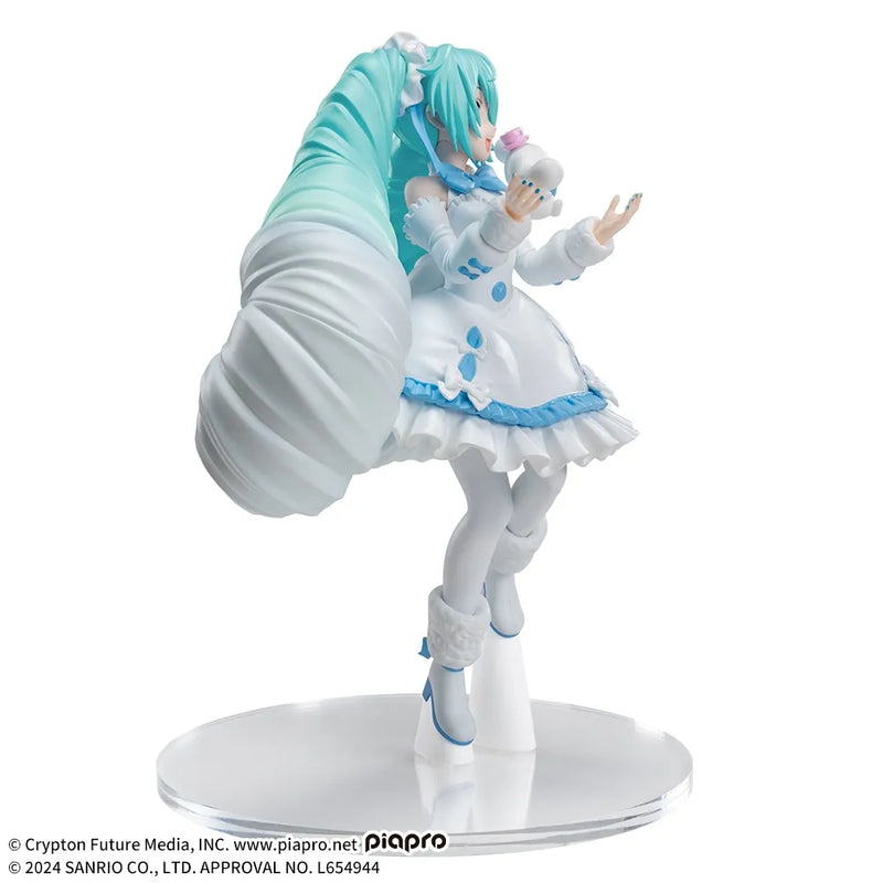 Sega Luminasta Figure - Hatsune Miku Series - Hatsune Miku x Cinnamoroll White Dress Ver.