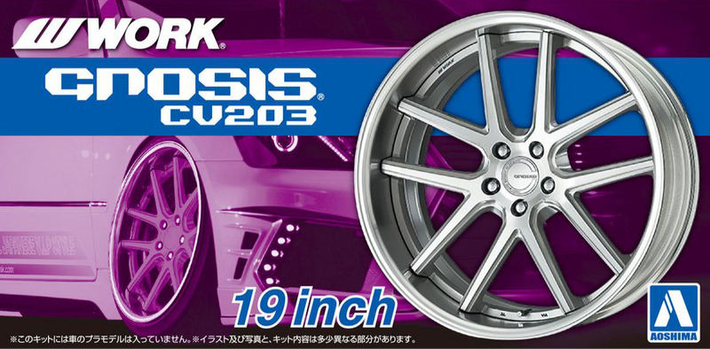 Aoshima 1/24 Work Gnosis CV203 19-inch Rims