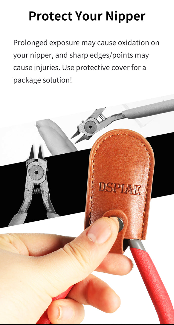 DSPIAE Nipper Leather Protecter Red (NP-01)