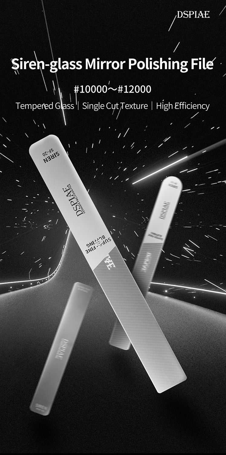 Dspiae Siren-glass Mirror Polishing File (MSF-13, SF-15, SF-16, SF-17, SF-20)