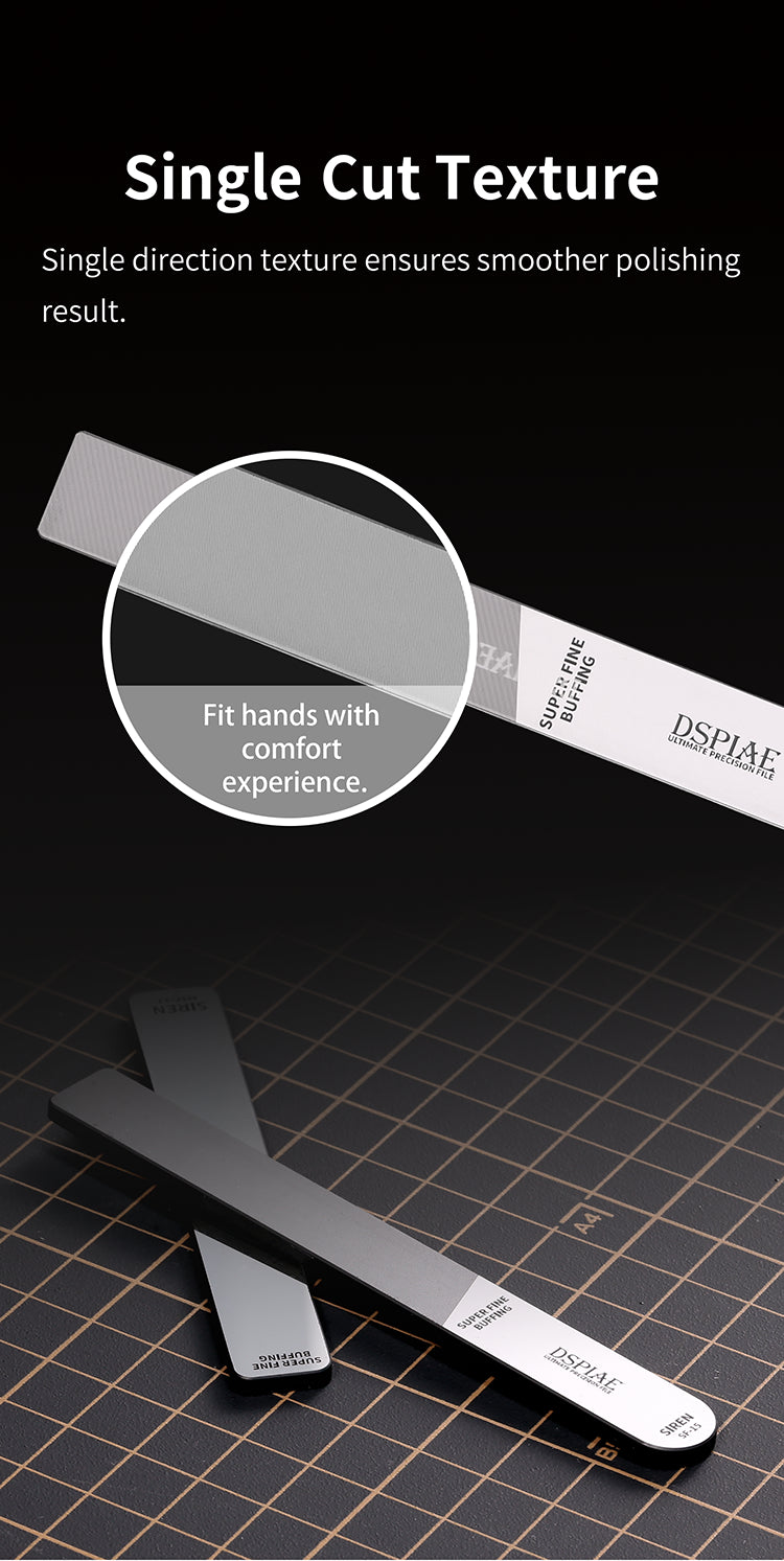 Dspiae Siren-glass Mirror Polishing File (MSF-13, SF-15, SF-16, SF-17, SF-20)