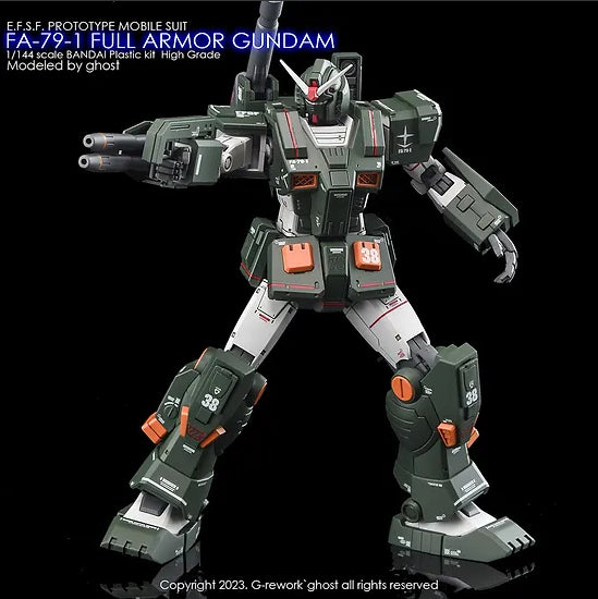 G-Rework Decal - HG Gundam The Origin FA-78-1 Full Armor Gundam