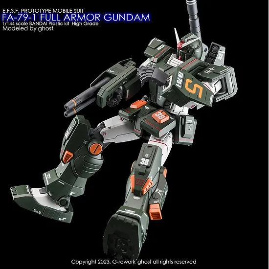 G-Rework Decal - HG Gundam The Origin FA-78-1 Full Armor Gundam