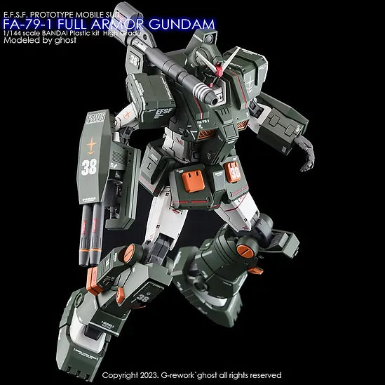G-Rework Decal - HG Gundam The Origin FA-78-1 Full Armor Gundam