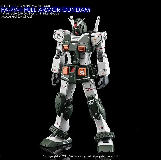 G-Rework Decal - HG Gundam The Origin FA-78-1 Full Armor Gundam