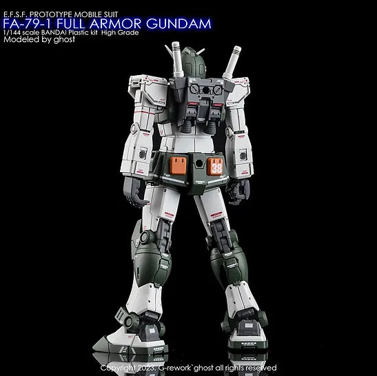 G-Rework Decal - HG Gundam The Origin FA-78-1 Full Armor Gundam