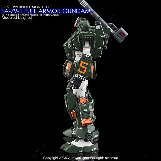 G-Rework Decal - HG Gundam The Origin FA-78-1 Full Armor Gundam