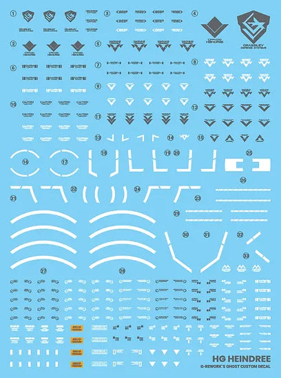 G-Rework Decal - HG Witch from Mercury Heindree Use