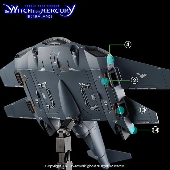 G-Rework Decal - HG Witch from Mercury Tickbalang Use