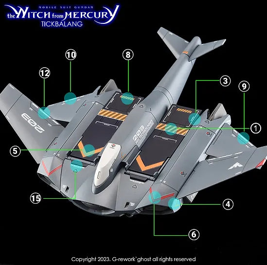 G-Rework Decal - HG Witch from Mercury Tickbalang Use