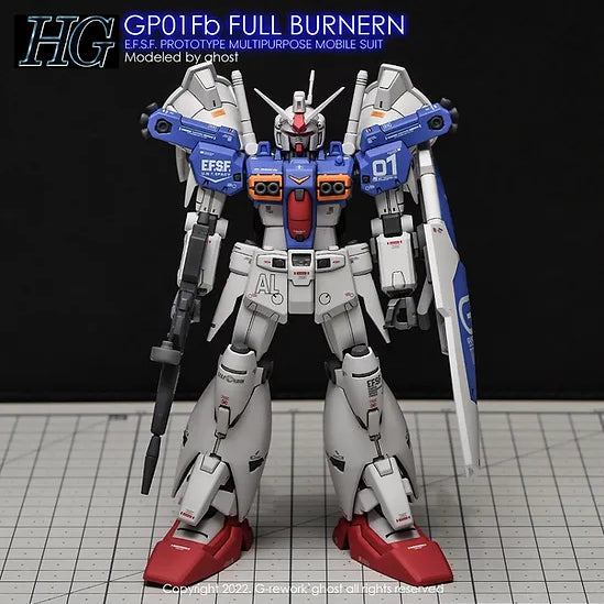 G-Rework Decal - HGUC RX-78GP01Fb Gundam GP01Fb Full Burnern Use