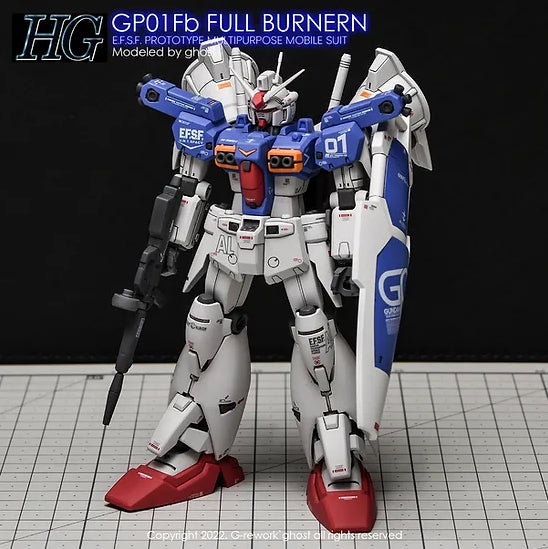 G-Rework Decal - HGUC RX-78GP01Fb Gundam GP01Fb Full Burnern Use