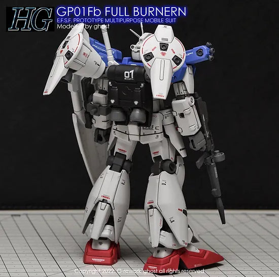 G-Rework Decal - HGUC RX-78GP01Fb Gundam GP01Fb Full Burnern Use