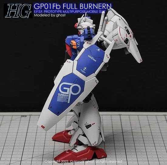 G-Rework Decal - HGUC RX-78GP01Fb Gundam GP01Fb Full Burnern Use