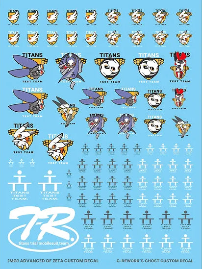 G-Rework Decal - MG Advance of Zeta (A.O.Z.) Custom Mark Decal