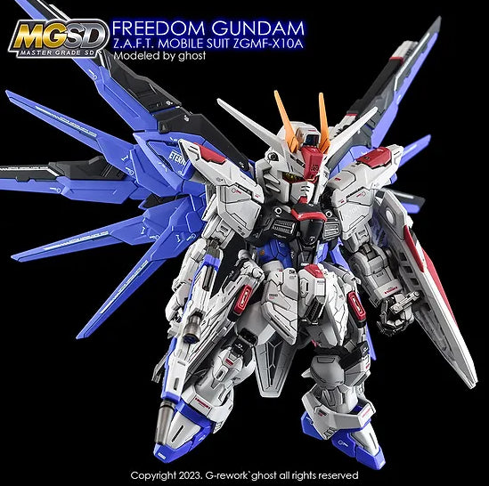 G-Rework Decal - MGSD ZGMF-X10A Freedom Gundam Use