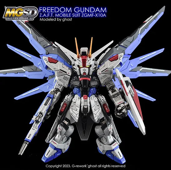 G-Rework Decal - MGSD ZGMF-X10A Freedom Gundam Use