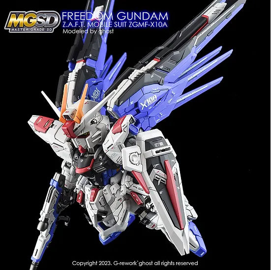 G-Rework Decal - MGSD ZGMF-X10A Freedom Gundam Use