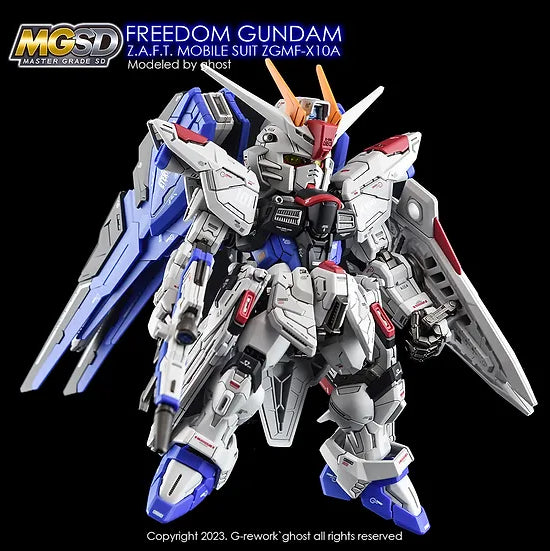 G-Rework Decal - MGSD ZGMF-X10A Freedom Gundam Use