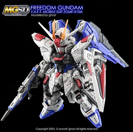 G-Rework Decal - MGSD ZGMF-X10A Freedom Gundam Use