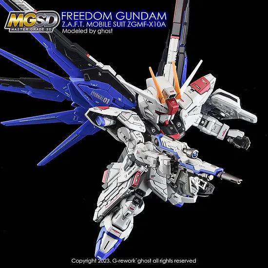 G-Rework Decal - MGSD ZGMF-X10A Freedom Gundam Use