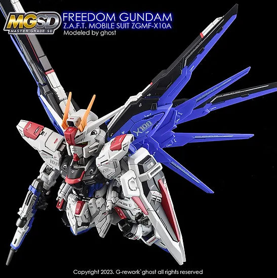 G-Rework Decal - MGSD ZGMF-X10A Freedom Gundam Use