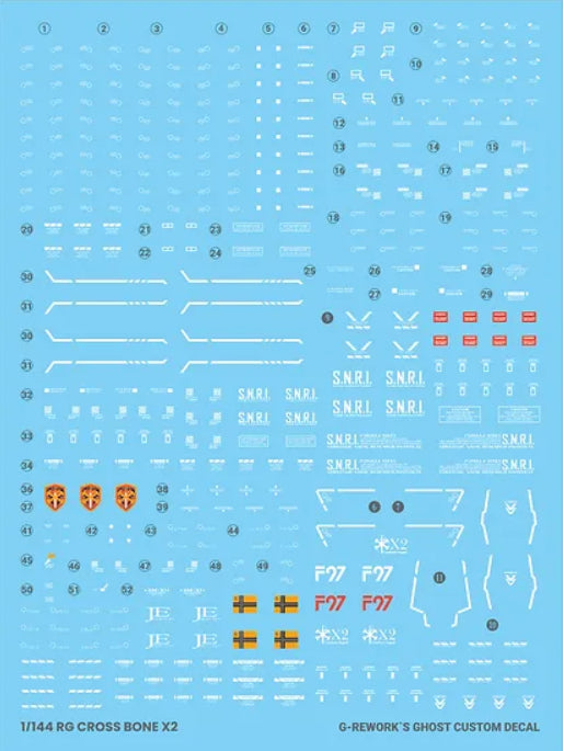G-Rework Decal - RG XM-X2 Crossbone Gundam X2 Use