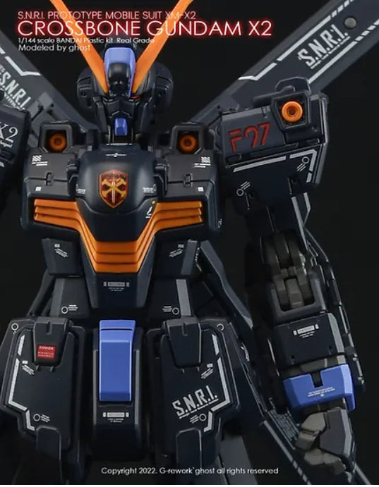 G-Rework Decal - RG XM-X2 Crossbone Gundam X2 Use