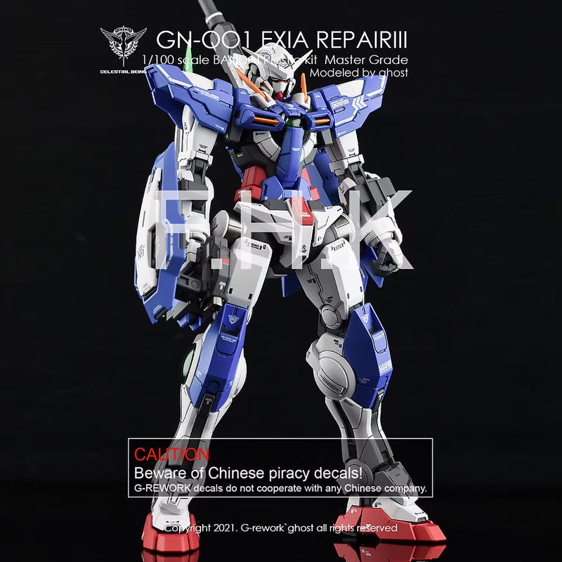 G-Rework Decal - MG GN-001REIII Gundam Exia Repair III Use