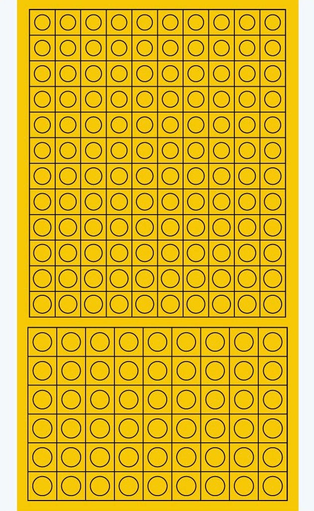 HiQ Parts Pre-cut Circular Masking L (4.8 to 6.0mm) (1pc) (CMS-L-MSK)