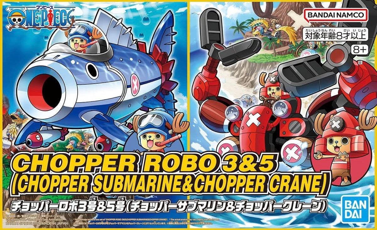 Bandai One Piece Chopper Robo No.3 & No.5 (Chopper Submarine