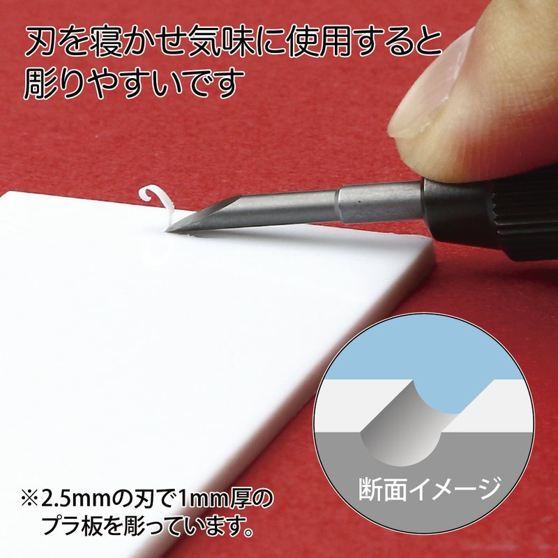 GodHand Bit Blade set [Round BlankBlade] (Set of 5) (GH-BBM-1-3)