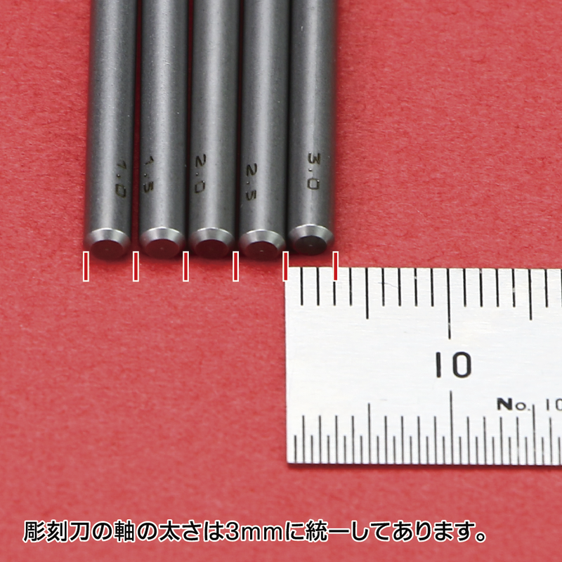 GodHand Bit Blade set [Round BlankBlade] (Set of 5) (GH-BBM-1-3)