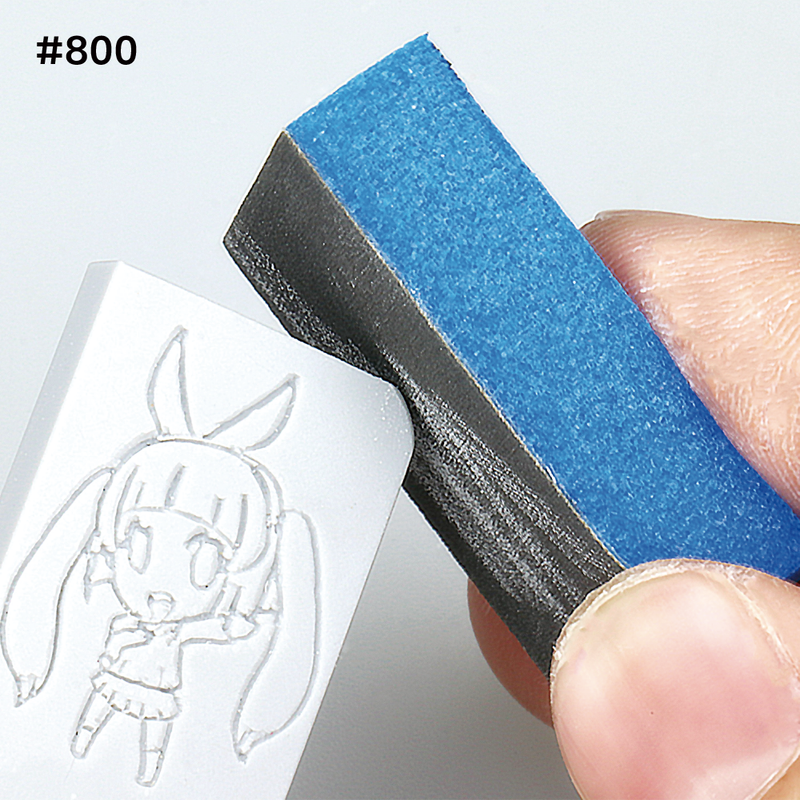 GodHand Kamiyasu Sanding Stick #800-10mm (12pcs) (GH-KS10-P800)