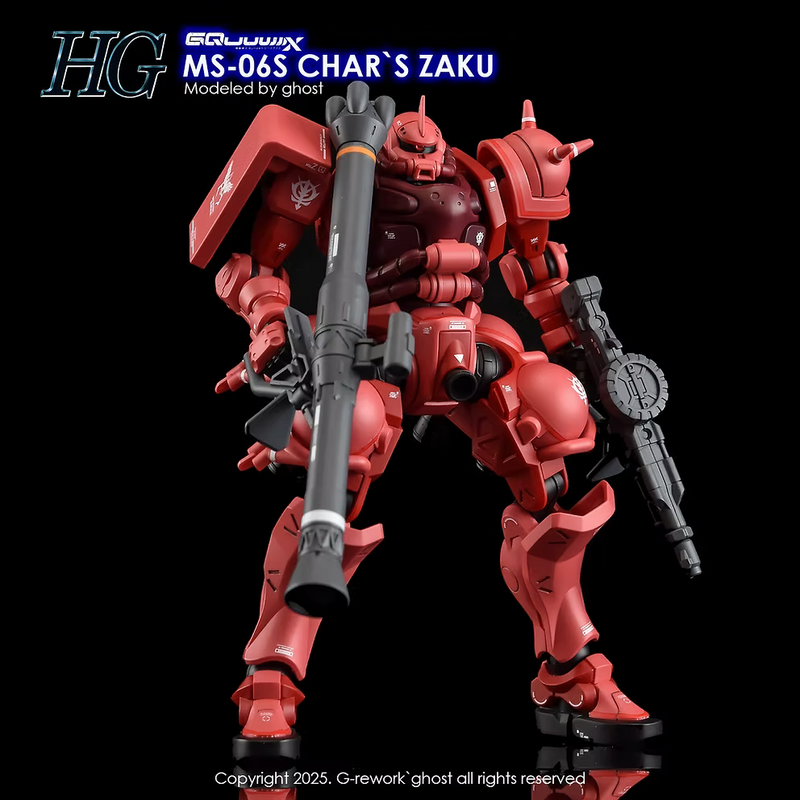 G-Rework Decal - HG Mobile Suit Gundam GQuuuuuuX MS-06S Char's Zaku Use