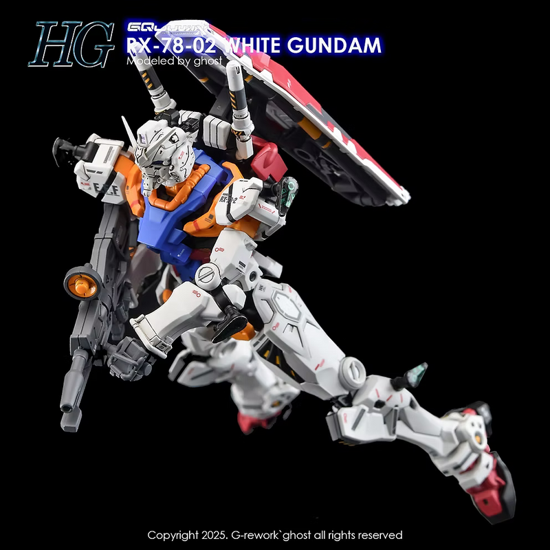 G-Rework Decal - HG Mobile Suit Gundam GQuuuuuuX RX-78-02 White Gundam Use