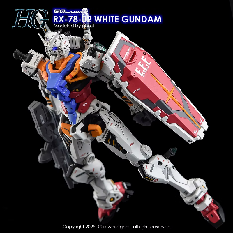 G-Rework Decal - HG Mobile Suit Gundam GQuuuuuuX RX-78-02 White Gundam Use