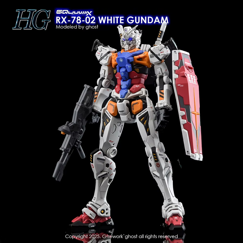 G-Rework Decal - HG Mobile Suit Gundam GQuuuuuuX RX-78-02 White Gundam Use