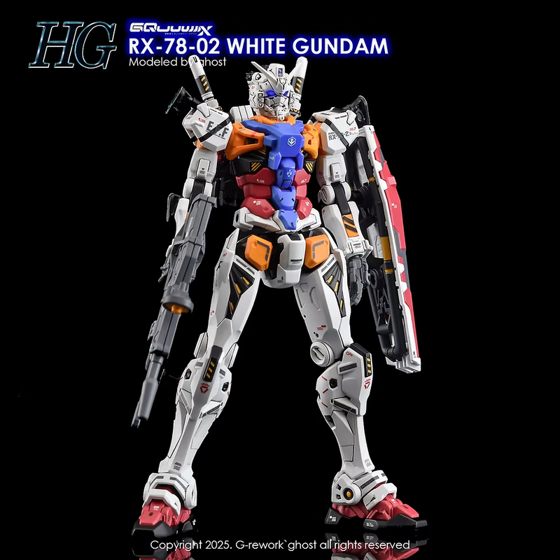 G-Rework Decal - HG Mobile Suit Gundam GQuuuuuuX RX-78-02 White Gundam Use