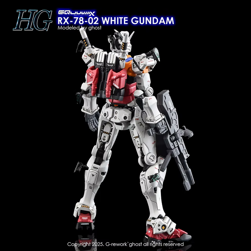 G-Rework Decal - HG Mobile Suit Gundam GQuuuuuuX RX-78-02 White Gundam Use