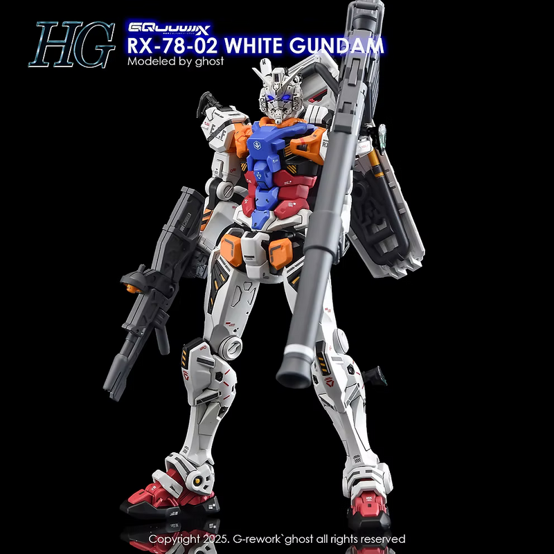 G-Rework Decal - HG Mobile Suit Gundam GQuuuuuuX RX-78-02 White Gundam Use