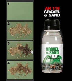 AK Interactive AK118 - Gravel and Sand Fixer 100ml