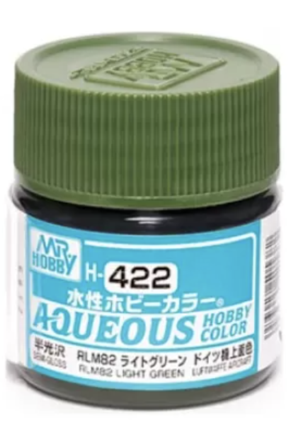 Mr.Hobby Aqueous Hobby Color H422 - RLM82 Light Green (German Luftwaffe Aircraft)