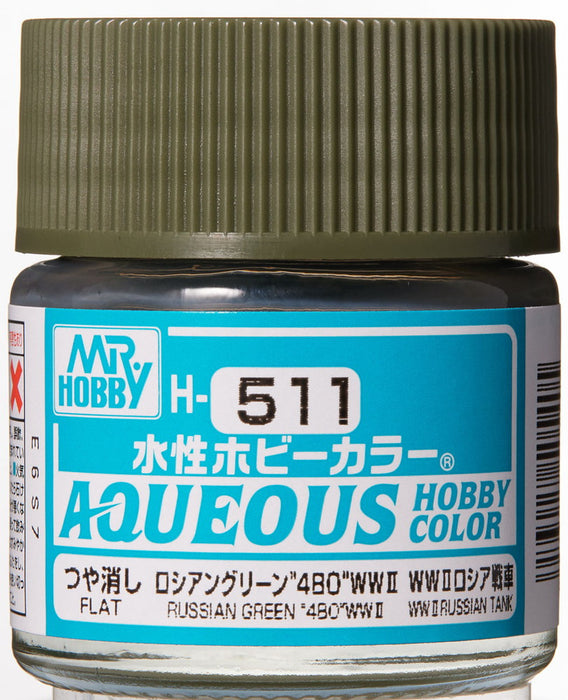Mr.Hobby Aqueous Hobby Color H511 - Russian Green "4BO" WW II