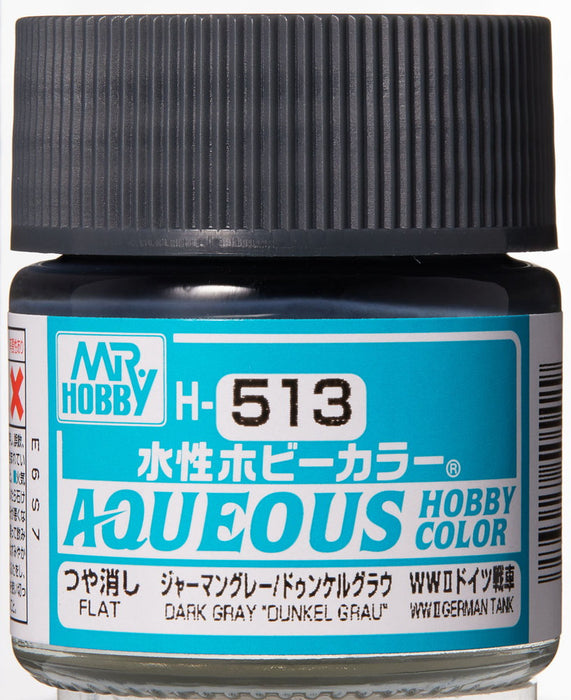 Mr.Hobby Aqueous Hobby Color H513 - Dark Gray Dunkel Grau WWII German Tank