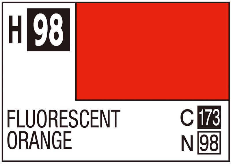Mr.Hobby Aqueous Hobby Color H98 - Flourescent Orange