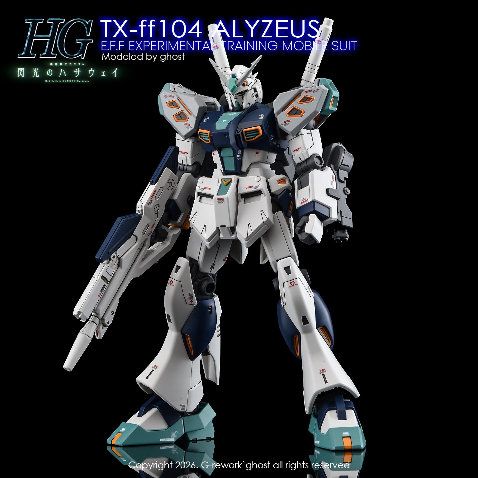 G-Rework Decal - HGUC TX-ff104 Alyzeus Use - Argama Hobby