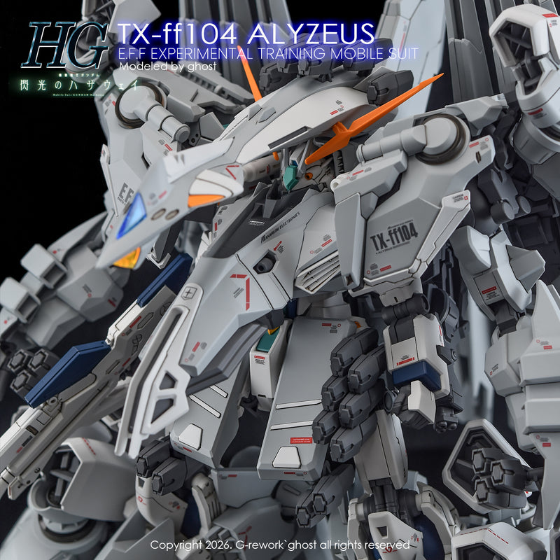 G-Rework Decal - HGUC TX-ff104 Alyzeus Use