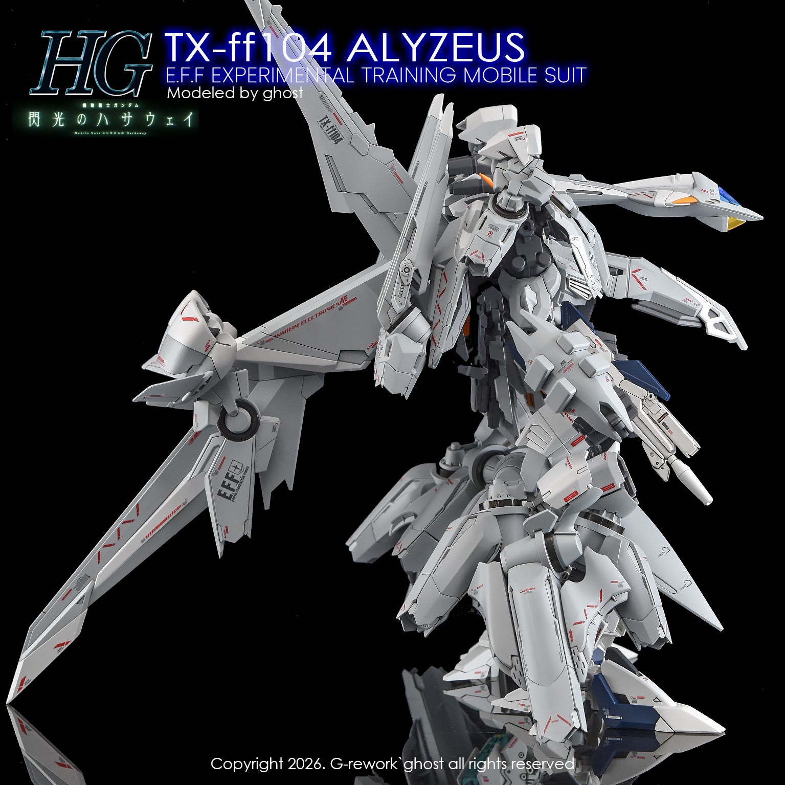 G-Rework Decal - HGUC TX-ff104 Alyzeus Use - Argama Hobby