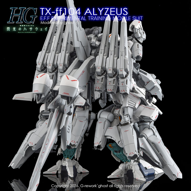 G-Rework Decal - HGUC TX-ff104 Alyzeus Use